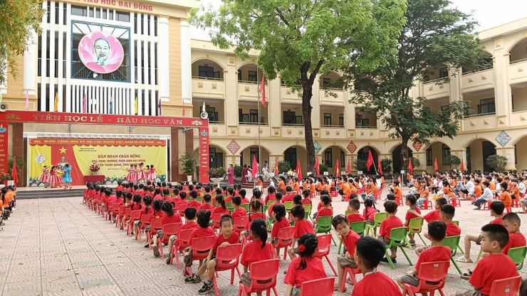 HOẠT ĐỘNG THAM QUAN TRƯỜNG TIỂU HỌC CỦA CÁC BÉ 5 TUỔI TRƯỜNG MẦM NON ĐẠI ĐỒNG - Ảnh 7.