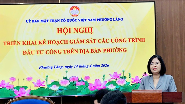 MTTQ VIỆT NAM PHƯỜNG LÁNG PHÁT HUY VAI TRÒ GIÁM SÁT, PHẢN BIỆN XÃ HỘI TRONG CÁC DỰ ÁN ĐẦU TƯ CÔNG- Ảnh 1.