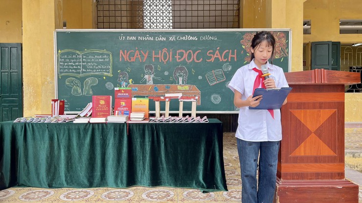 Trường THCS Tô Hiệu hưởng ứng ngày sách và văn hóa đọc Việt Nam năm 2026- Ảnh 1.
