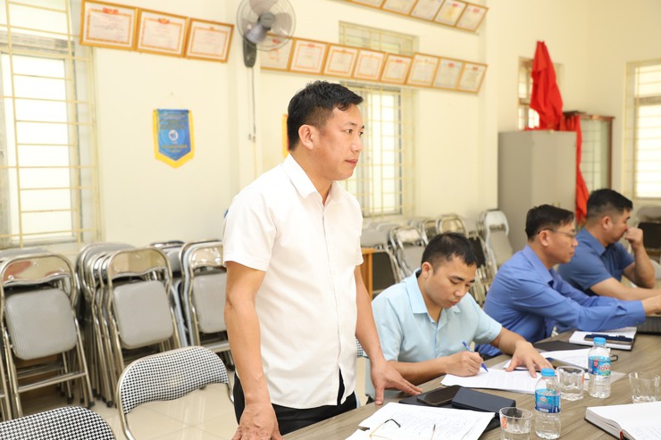 Đoàn công tác số 1 của UBND xã Yên Xuân làm việc với các thôn 3, 4, 5, 6 Yên Bình xã Yên Xuân- Ảnh 3.