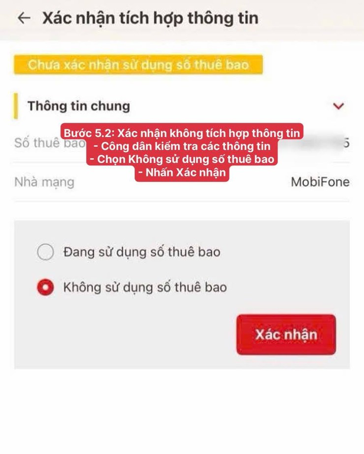Hướng dẫn chi tiết các bước tự xác thực SIM chính chủ trên VNeID từ ngày 15/4- Ảnh 7.