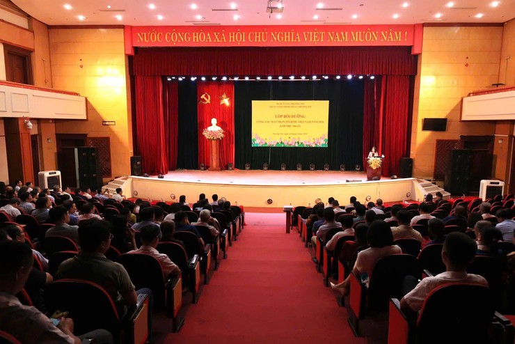 Xã Thượng Phúc tham gia lớp bồi dưỡng nghiệp vụ công tác Mặt trận Tổ quốc Việt Nam năm 2026 (lớp thứ nhất)- Ảnh 1.