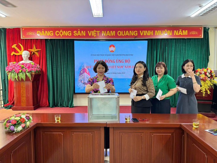 Ủy ban MTTQ Việt Nam phường Bạch Mai phát động ủng hộ Quỹ "Vì biển, đảo Việt Nam" năm 2026- Ảnh 8.
