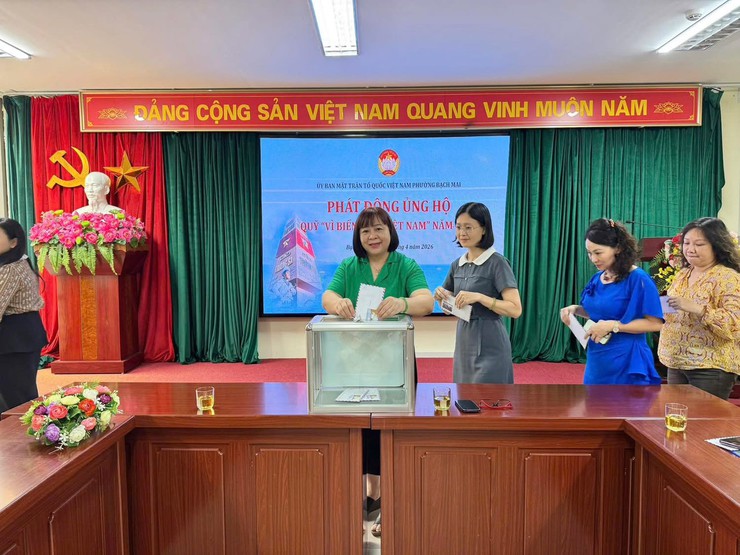 Ủy ban MTTQ Việt Nam phường Bạch Mai phát động ủng hộ Quỹ "Vì biển, đảo Việt Nam" năm 2026- Ảnh 6.