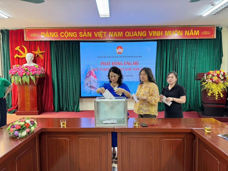Ủy ban MTTQ Việt Nam phường Bạch Mai phát động ủng hộ Quỹ "Vì biển, đảo Việt Nam" năm 2026- Ảnh 4.