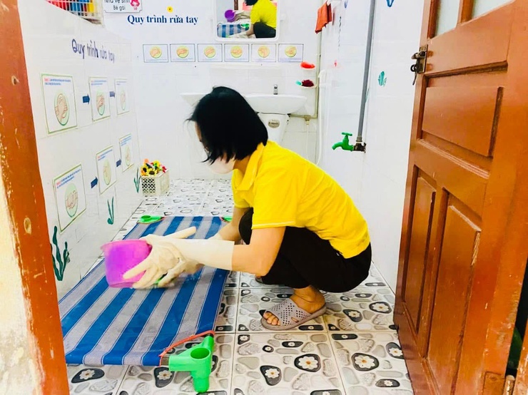 Các trường học trên địa bàn xã Phú Xuyên chủ động phòng, chống dịch bệnh tay chân miệng, xây dựng môi trường học đường an toàn- Ảnh 12.