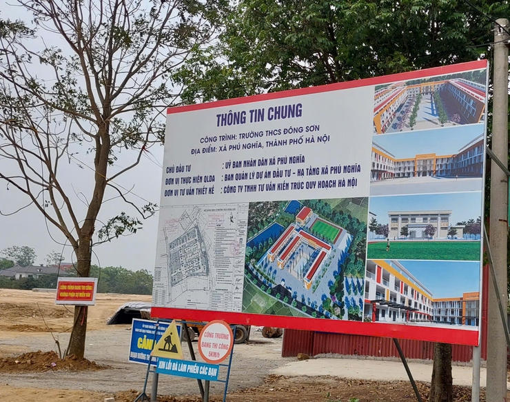 Xã Phú Nghĩa hoàn thành công tác giải phóng mặt bằng thực hiện Dự án Trường trung học cơ sở Đông Sơn 
- Ảnh 2.