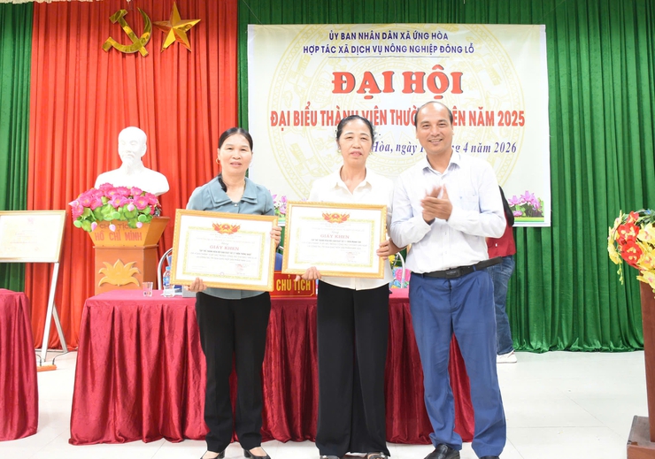 ĐẠI HỘI ĐẠI BIỂU THƯỜNG NIÊN HTX DVNN ĐÔNG LỖ NĂM 2026.- Ảnh 2.