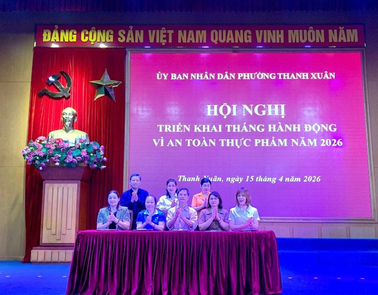 Quyết tâm tạo chuyển biến tích cực trong “Tháng hành động vì an toàn thực phẩm” năm 2026 tại phường Thanh Xuân - Ảnh 6.