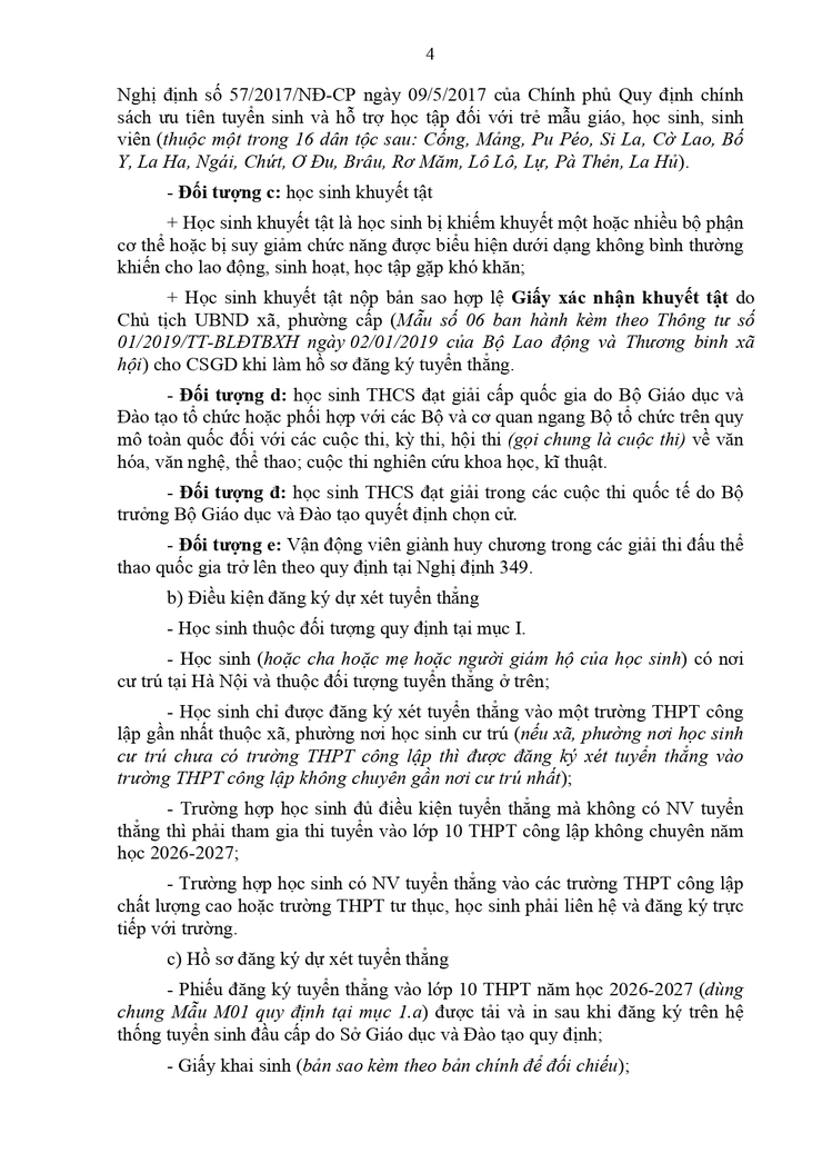 Công văn về việc hướng dẫn tuyển sinh vào lớp 10 năm học 2026-2027- Ảnh 23.