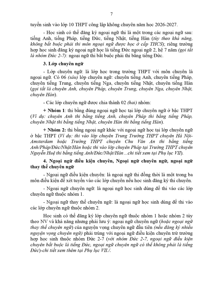 Công văn về việc hướng dẫn tuyển sinh vào lớp 10 năm học 2026-2027- Ảnh 25.