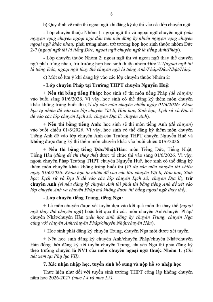 Công văn về việc hướng dẫn tuyển sinh vào lớp 10 năm học 2026-2027- Ảnh 33.