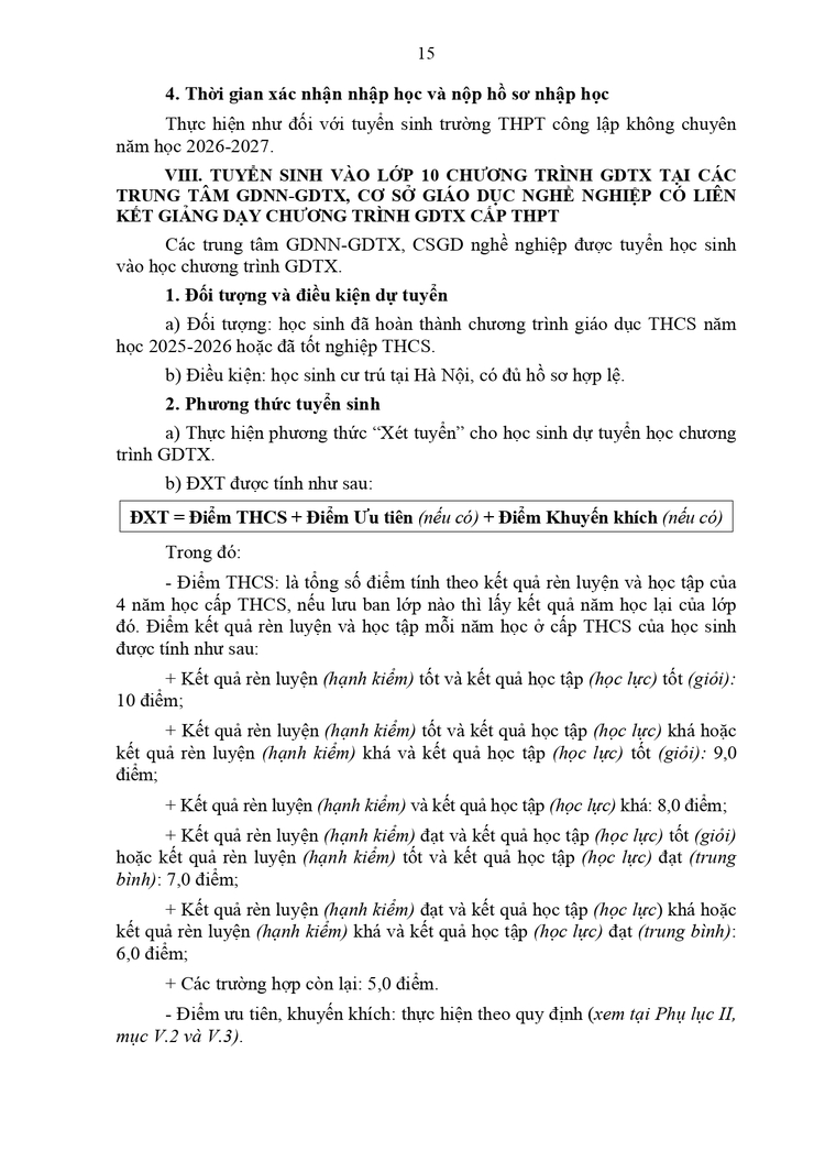 Công văn về việc hướng dẫn tuyển sinh vào lớp 10 năm học 2026-2027- Ảnh 40.