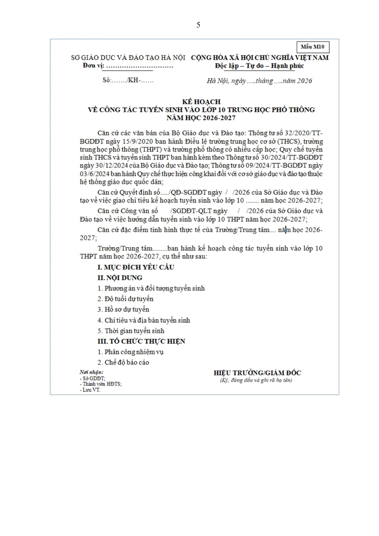 Công văn về việc hướng dẫn tuyển sinh vào lớp 10 năm học 2026-2027- Ảnh 63.