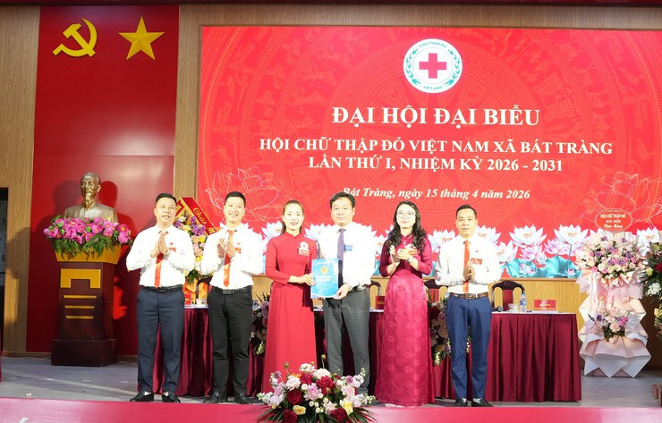 Đại hội đại biểu Hội Chữ thập đỏ Việt Nam xã Bát Tràng lần thứ I, nhiệm kỳ 2026-2031 thành công tốt đẹp- Ảnh 3.