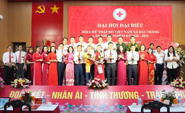 Đại hội đại biểu Hội Chữ thập đỏ Việt Nam xã Bát Tràng lần thứ I, nhiệm kỳ 2026-2031 thành công tốt đẹp- Ảnh 5.