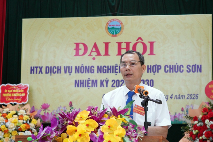 Đại hội HTX Dịch vụ nông nghiệp tổng hợp Chúc Sơn nhiệm kỳ 2026–2030- Ảnh 11.