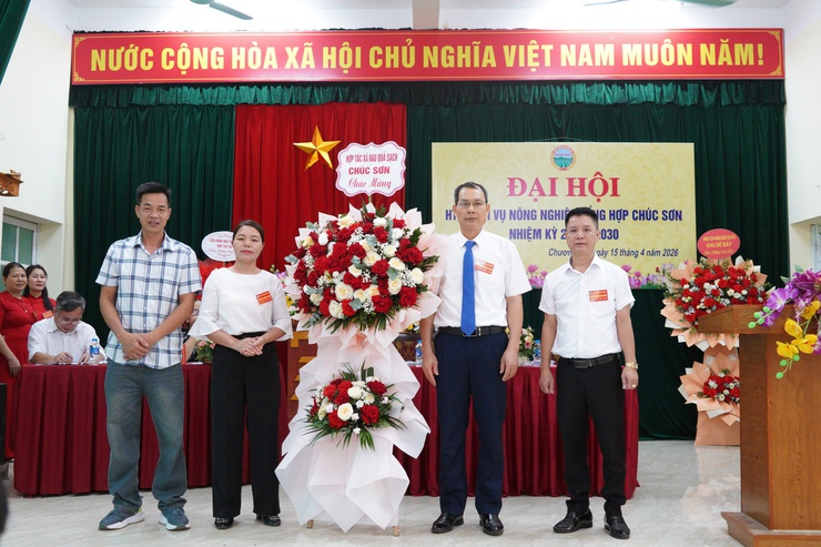 Đại hội HTX Dịch vụ nông nghiệp tổng hợp Chúc Sơn nhiệm kỳ 2026–2030- Ảnh 2.