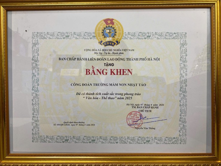 Tự hào Công đoàn Trường Mầm non Nhật Tảo – Kết tinh của tâm huyết và đoàn kết- Ảnh 4.