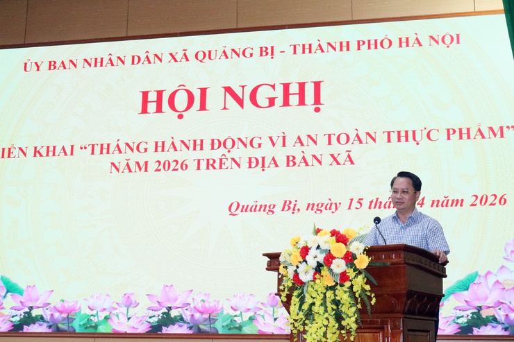 Quảng Bị tham dự trực tuyến hội nghị đánh giá kết quả khắc phục các “điểm nghẽn” về an toàn thực phẩm (ATTP) và triển khai “Tháng hành động vì An toàn thực phẩm” năm 2026- Ảnh 6.