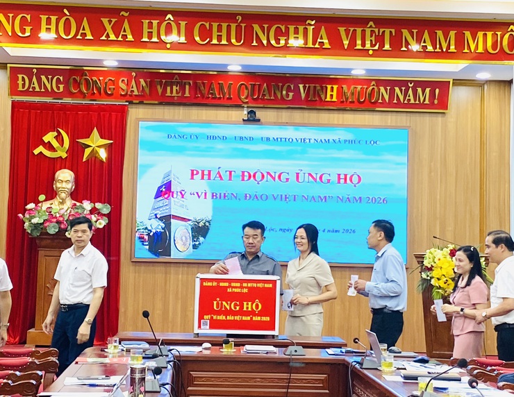 Xã Phúc Lộc phát động ủng hộ Quỹ "Vì biển, đảo Việt Nam" năm 2026- Ảnh 5.