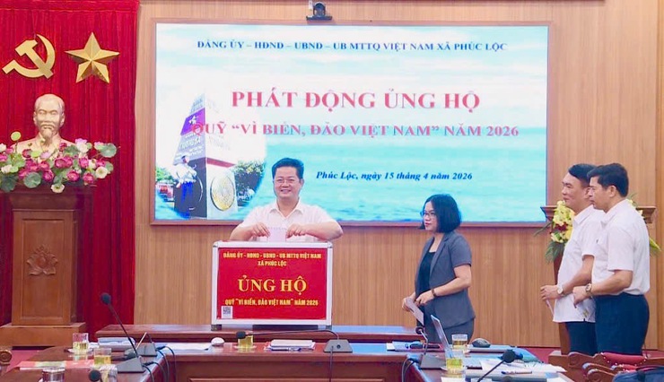 Xã Phúc Lộc phát động ủng hộ Quỹ "Vì biển, đảo Việt Nam" năm 2026- Ảnh 4.