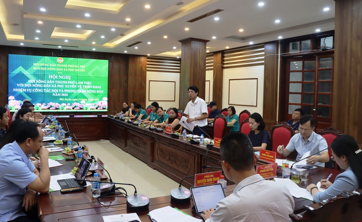 Hội Nông dân thành phố Hà Nội làm việc với Hội Nông dân xã Phú Xuyên- Ảnh 2.