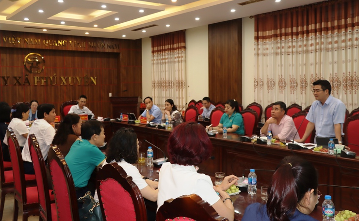 Hội Nông dân thành phố Hà Nội làm việc với Hội Nông dân xã Phú Xuyên- Ảnh 5.