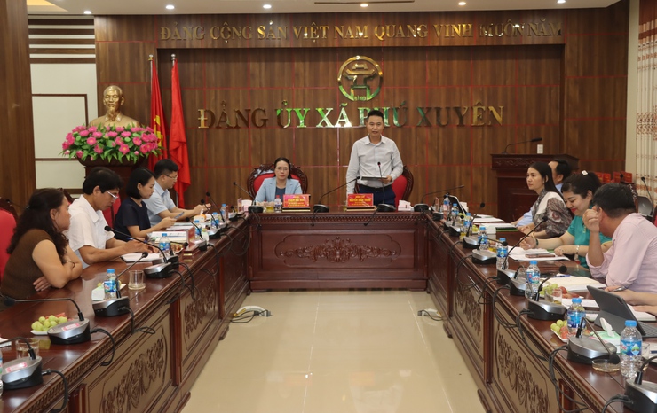 Hội Nông dân thành phố Hà Nội làm việc với Hội Nông dân xã Phú Xuyên- Ảnh 6.