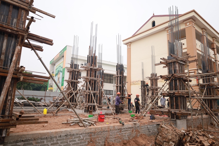 Thần tốc xây dựng Trường THPT liên cấp Minh Châu, phấn đấu hoàn thành vào tháng 8/2026- Ảnh 4.