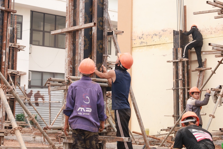 Thần tốc xây dựng Trường THPT liên cấp Minh Châu, phấn đấu hoàn thành vào tháng 8/2026- Ảnh 6.