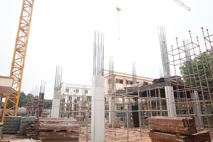 Thần tốc xây dựng Trường THPT liên cấp Minh Châu, phấn đấu hoàn thành vào tháng 8/2026- Ảnh 12.