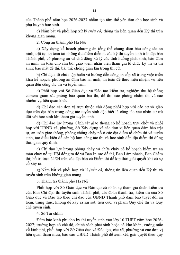 Kế hoạch tuyển sinh vào THPT năm học 2026-2027- Ảnh 14.