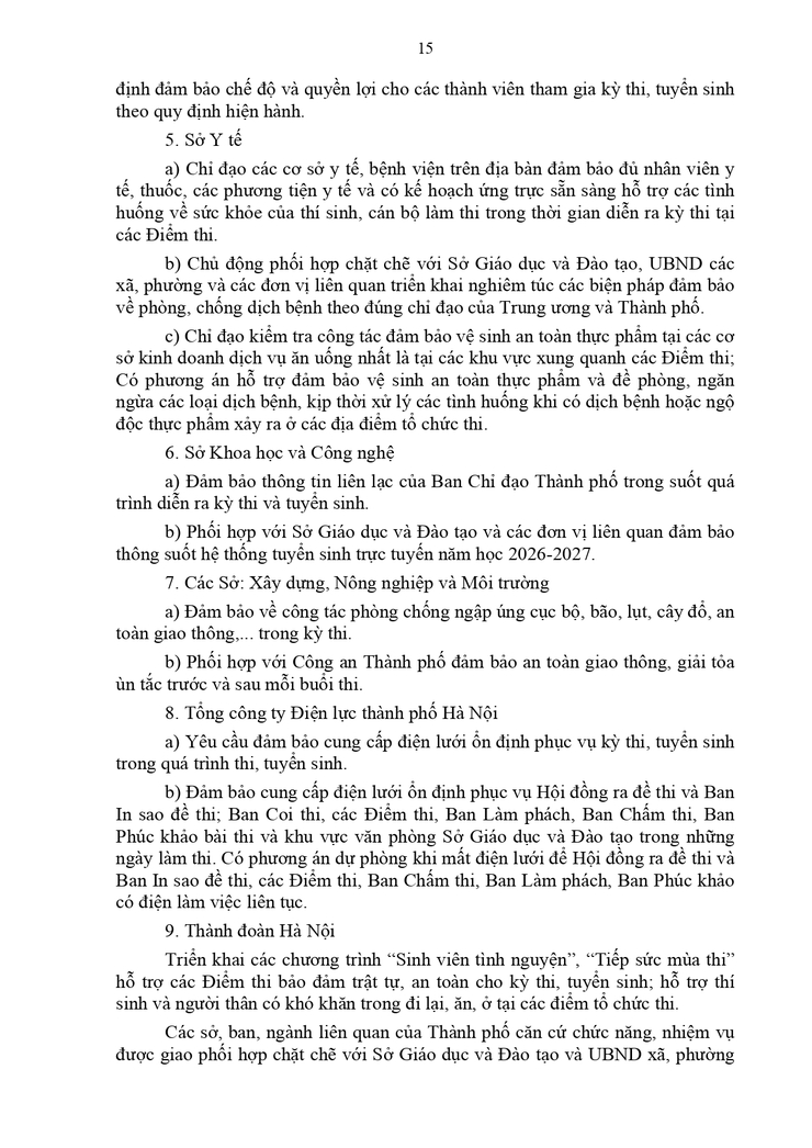 Kế hoạch tuyển sinh vào THPT năm học 2026-2027- Ảnh 15.