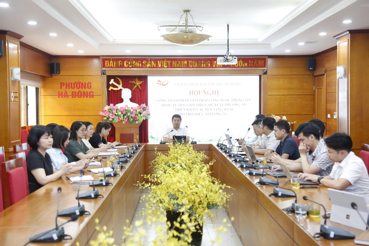 Phường Hà Đông đề xuất triển khai các nền tảng số, AI hỗ trợ thực thi công vụ- Ảnh 2.