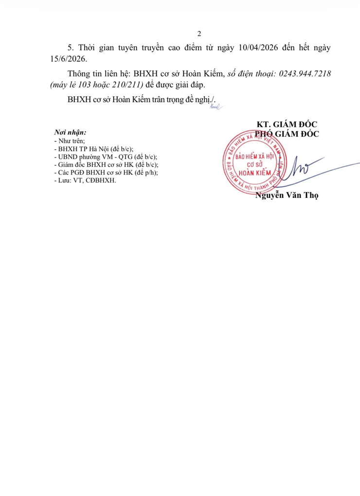 UBND PHƯỜNG VĂN MIẾU – QUỐC TỬ GIÁM TUYÊN TRUYỀN VỀ VIỆC NHẬN LƯƠNG HƯU, TRỢ CẤP BHXH ĐÚNG QUY ĐỊNH, KHÔNG GIÁN ĐOẠN- Ảnh 2.