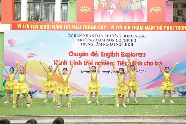 Trường Mầm non Cổ Nhuế 2 tổ chức Chuyên đề cấp Phường “English Explorers - Hành trình trải nghiệm tiếng Anh cho bé”
- Ảnh 5.