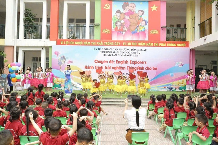 Trường Mầm non Cổ Nhuế 2 tổ chức Chuyên đề cấp Phường “English Explorers - Hành trình trải nghiệm tiếng Anh cho bé”
- Ảnh 7.