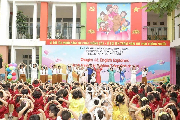 Trường Mầm non Cổ Nhuế 2 tổ chức Chuyên đề cấp Phường “English Explorers - Hành trình trải nghiệm tiếng Anh cho bé”
- Ảnh 10.