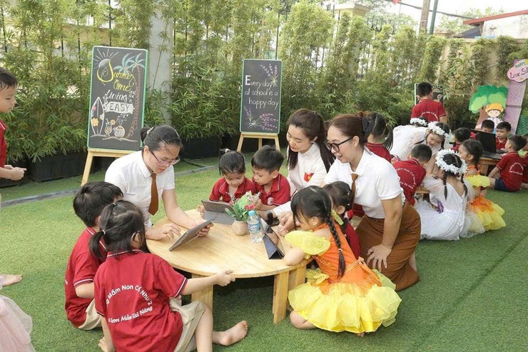 Trường Mầm non Cổ Nhuế 2 tổ chức Chuyên đề cấp Phường “English Explorers - Hành trình trải nghiệm tiếng Anh cho bé”
- Ảnh 11.