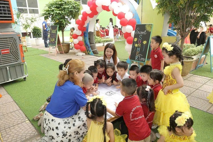 Trường Mầm non Cổ Nhuế 2 tổ chức Chuyên đề cấp Phường “English Explorers - Hành trình trải nghiệm tiếng Anh cho bé”
- Ảnh 12.