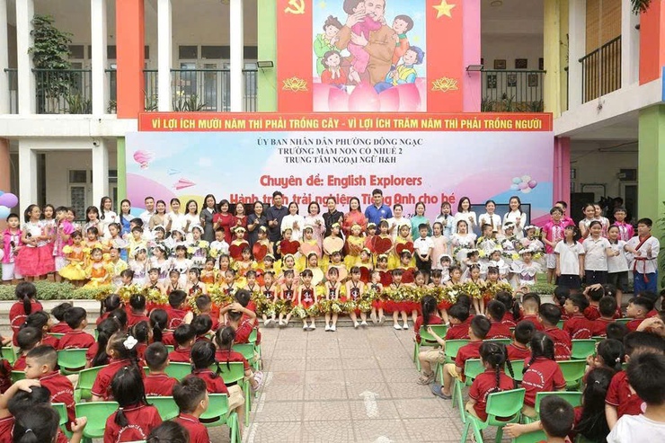 Trường Mầm non Cổ Nhuế 2 tổ chức Chuyên đề cấp Phường “English Explorers - Hành trình trải nghiệm tiếng Anh cho bé”
- Ảnh 14.