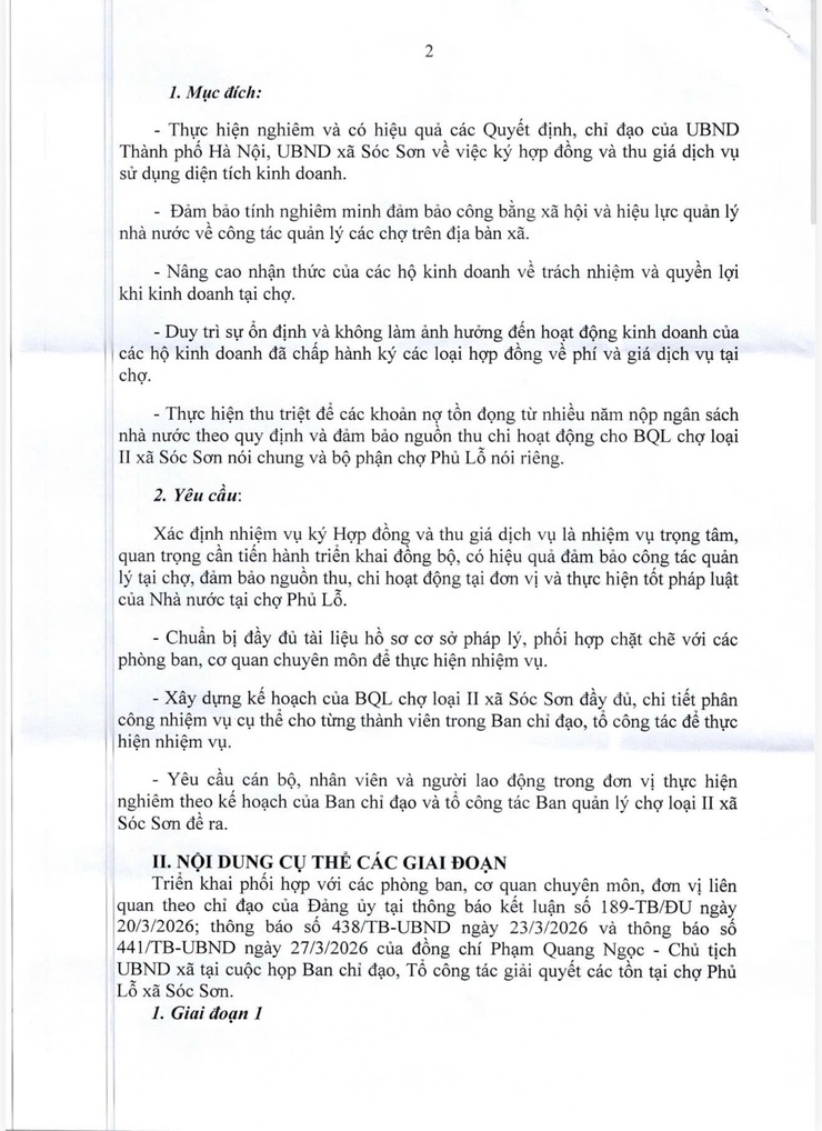 TĂNG CƯỜNG TUYÊN TRUYỀN KÝ HỢP ĐỒNG, THU GIÁ DỊCH VỤ TẠI CHỢ PHÙ LỖ- Ảnh 2.