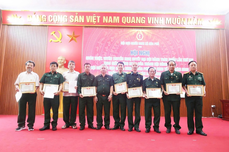 Hội Cựu chiến binh xã Hòa Phú: Hội nghị nghiên cứu, quán triệt và triển khai Nghị quyết Đại hội Đảng toàn quốc lần thứ XIV- Ảnh 3.