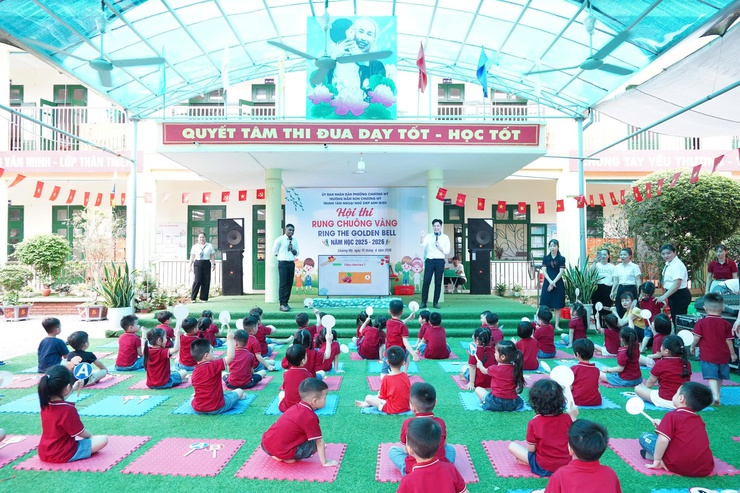 Trường mầm non Chương Mỹ tổ chức Hội thi “Rung chuông vàng” tiếng Anh sôi nổi, bổ ích- Ảnh 5.