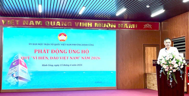 PHÁT ĐỘNG ỦNG HỘ QUỸ “VÌ BIỂN ĐẢO VIỆT NAM” NĂM 2026.
- Ảnh 1.