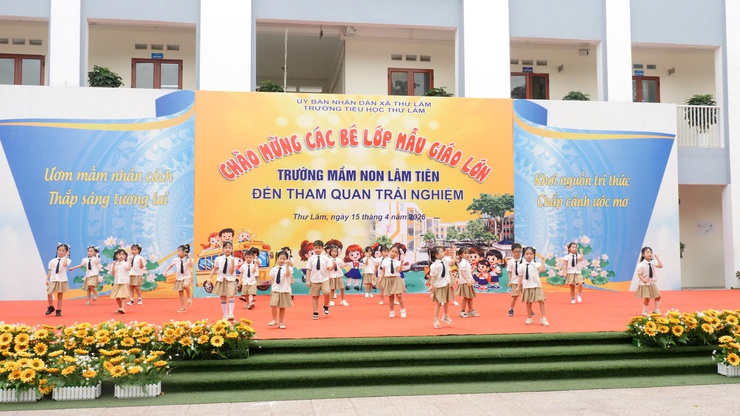 TRƯỜNG TIỂU HỌC THƯ LÂM TỔ CHỨC CHƯƠNG TRÌNH CHÀO MỪNG CÁC BÉ LỚP MẪU GIÁO LỚN TRƯỜNG MẦM NON LÂM TIÊN ĐẾN THAM QUAN, TRẢI NGHIỆM- Ảnh 13.