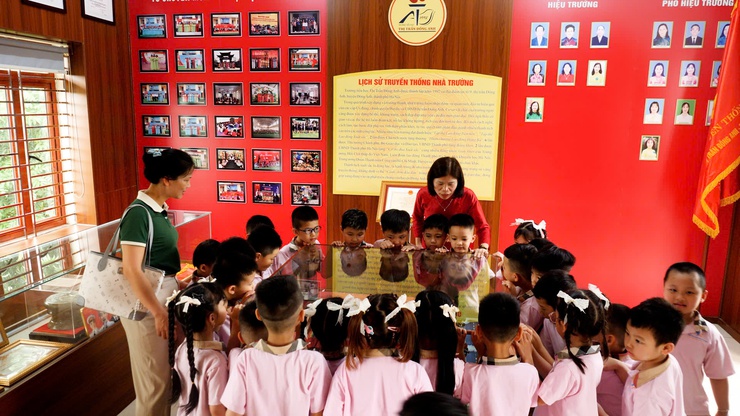 TRƯỜNG TIỂU HỌC THƯ LÂM TỔ CHỨC CHƯƠNG TRÌNH CHÀO MỪNG CÁC BÉ LỚP MẪU GIÁO LỚN TRƯỜNG MẦM NON LÂM TIÊN ĐẾN THAM QUAN, TRẢI NGHIỆM- Ảnh 21.