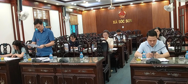 ĐỒNG CHÍ VƯƠNG NGUYÊN MINH - PHÓ BÍ THƯ THƯỜNG TRỰC ĐẢNG ỦY, CHỦ TỊCH HĐND XÃ CHỦ TRÌ PHIÊN HỌP THÁNG 4 CỦA THƯỜNG TRỰC HĐND XÃ- Ảnh 2.