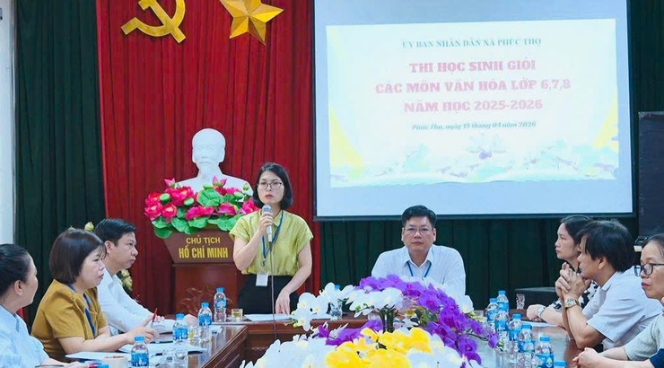Phúc Thọ khai mạc kỳ thi học sinh giỏi khối 6, 7, 8 năm học 2025–2026- Ảnh 2.